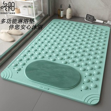 🔥桃園出貨🔥浴室防滑墊帶吸盤淋浴間洗澡防摔地墊家用衛生間廁所防水按摩腳墊