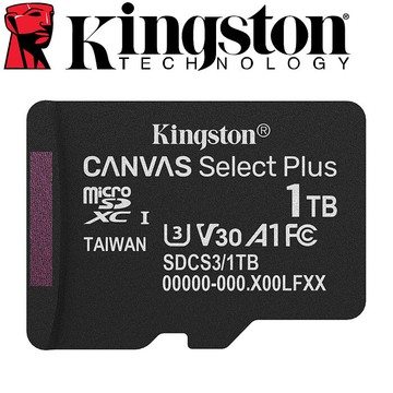 Kingston 金士頓 1TB microSDXC TF U3 V30 A1 記憶卡 (SDCS3/1TB)