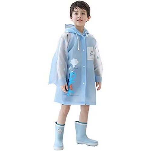 Cute Wink キッズ レインコート Eva かわいい レインウェア 防水 自転車 通園 通学 子供用 カッパ リュック対応 女の子 男の子 L ブルー 通販 Lineポイント最大0 5 Get Lineショッピング