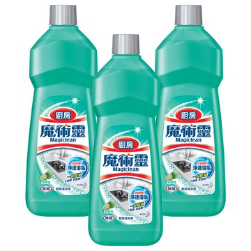 Kao 花王魔術靈廚房清潔劑 深樹香 除菌  500ml  3瓶