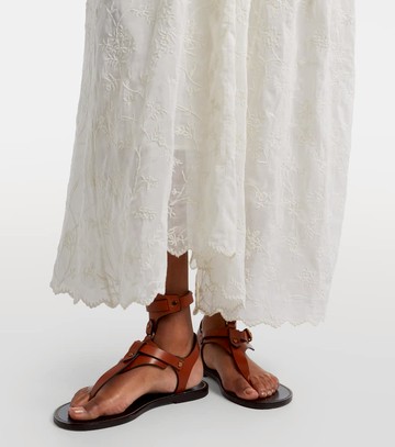 Isabel Marant Zoen floral cotton and silk maxi dress