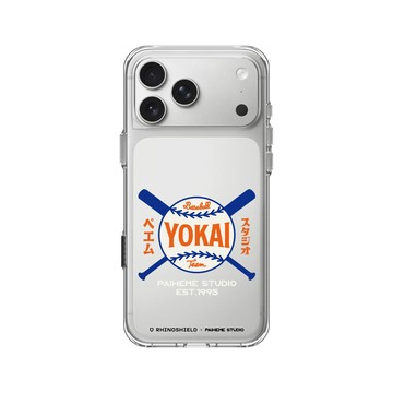 iPhone 17 Pro Max Clear Case（相機按鈕） 透明 - Paiheme Studio - Yokai Ball