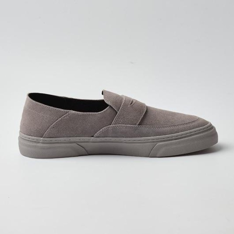 SLACK FOOTWEAR】LOWDY (GRAY/GRAY) SL1939 スラックフットウェア ローディー レザースニーカー ローファー 本革  スウェード | LINEブランドカタログ