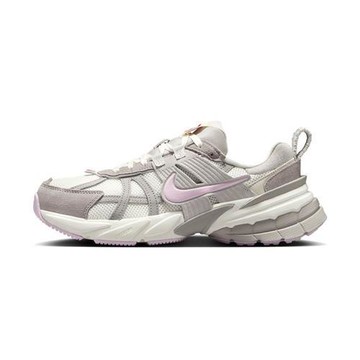 Nike V2K Run 女 米灰粉 復古 休閒 網布 透氣 麂皮 運動 休閒鞋 HV5997-161