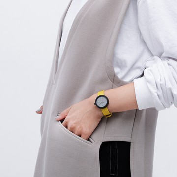 日本 YOT WATCH 32mm手錶 芥末黃
