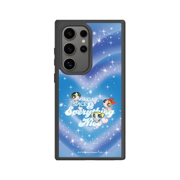 Galaxy S24 Ultra SolidSuit 黑 - The Powerpuff Girls 飛天小女警 - 藍色夢幻