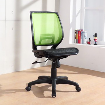 LOGIS 方塊護腰全網椅 辦公椅 電腦椅 書桌椅 6色 A125X綠色