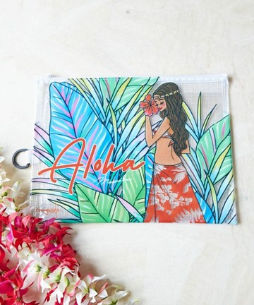 SaibabaEthnique【熱門預購】透明網紗收納包 M 號 YCEP5110