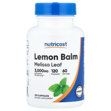 Nutricost, 檸檬香蜂草，120 粒膠囊（每粒 150 毫克）
