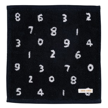 MARUSHIN 丸真 SOU SOU 京都新和風今治洗臉巾，100%純棉，日本製造  數字經典  1條