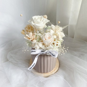 永生花 / 牛奶瓶桌花 / 永生花盆花 / 開幕禮 新居禮