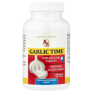Arizona Natural, 大蒜酸橙，600 毫克，180 片