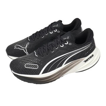 Puma 慢跑鞋 Magnify Nitro 2 Tech 男鞋 黑 氮氣中底 運動鞋 380090-01