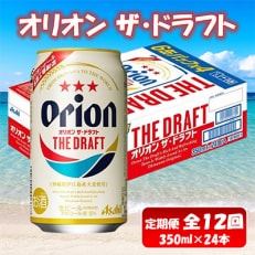 12ヵ月定期便!オリオンビール ザ・ドラフト(350ml×24缶)全12回