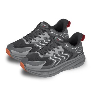 LOTTO LT-MAX 2超速跑輕量極避震跑鞋 男 跑步鞋 岩石灰 LT5AMR9488