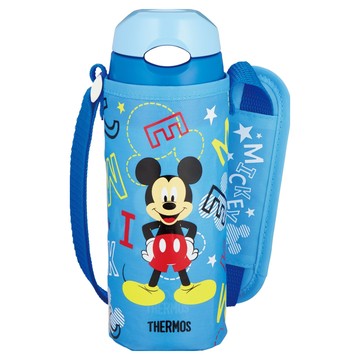 THERMOS 膳魔師 FHL-401系列 保冷瓶  米奇 藍色  400ml  1個