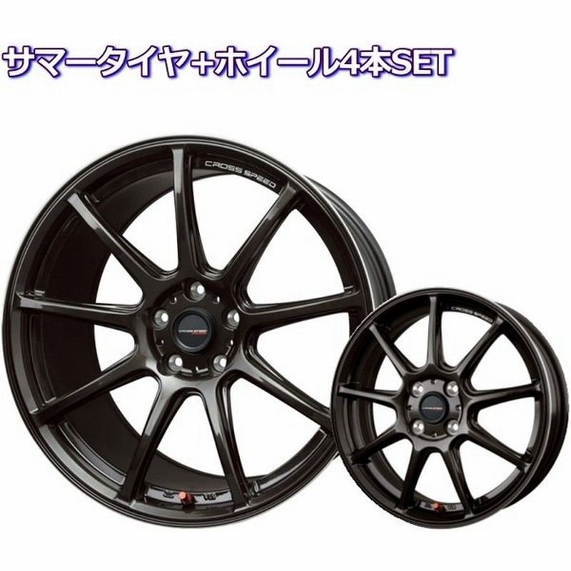 14インチ 軽量 Crossspeed Hyper Edition Rs9 軽自動車用 サマータイヤ ホイール 4本セット 通販 Lineポイント最大get Lineショッピング