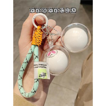 两件9.9折🔥臺灣出貨🔥可開發票✅創意趣味精緻運動小禮品乒乓球配飾掛件鑰匙鏈紀念品學生包鎖匙扣