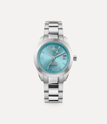 Vivienne Westwood Fenchurch Watch Silver / Turquoise Stainless Steel Women