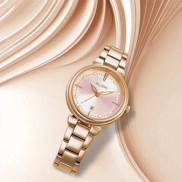 ALBA 雅柏 優雅時尚大三針女錶-30mm(AH7EV6X1/VJ22-X459P)