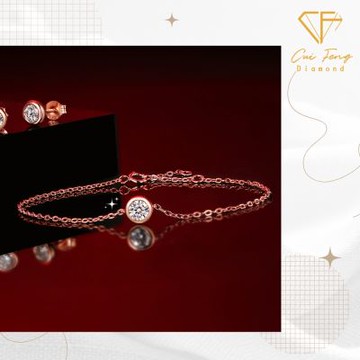 【CF鑽飾】手鍊 莫桑鑽《感知泡泡》鑽石手鏈 新年 生日送禮 情人禮物 求婚 告白
