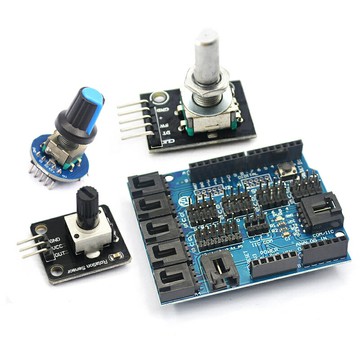 旋轉編碼器模塊 360度編碼模塊電位器數字脈沖輸出數字旋轉編碼器