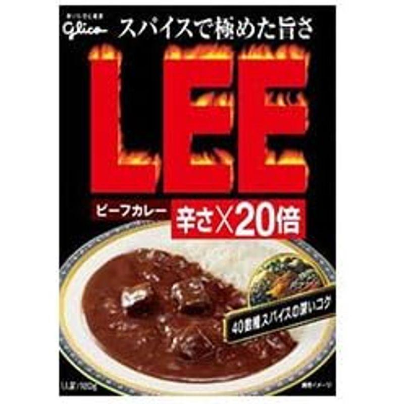 江崎グリコ ビーフカレーLEE 辛さ×20倍 180g×10個入×(2ケース)