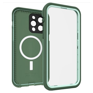 OTTERBOX FRE+ MagSafe 全方位手機殼 防水/雪/震/泥 保護殼 適用於 iPhone 14 Plus  綠色