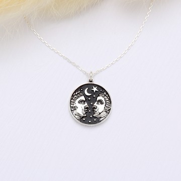 【Angel & Me】雙子座 5/22-6/21 雙面 硬幣 s925 純銀 12星座 項鍊 情人節 聖誕節 生日禮物