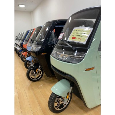 EQV CAMP 超 小型 ev 2人 乗り 電動バイク 2人 3人 乗り EV トゥクトゥク トライク ミニEV TukTuk 三輪バイク 側車軽二輪  ミニトゥクトゥク 河西商事 EV | LINEブランドカタログ