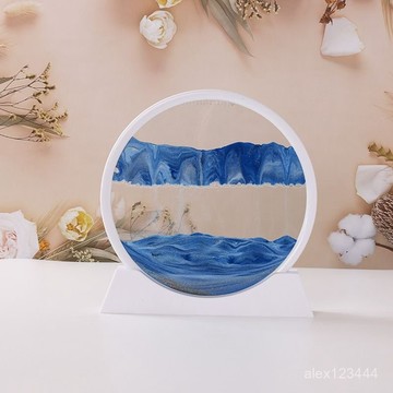 🌟買家嚴選🌟爆款流沙畵客廳辦公高顔值生日畢業禮物家居擺件3d立體流沙畵