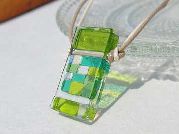 閃亮香玻璃（薰【極光】【綠】）香薰吊墜【定做】
