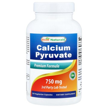 Best Naturals, 丙酮酸鈣，750 毫克，120 粒素食膠囊