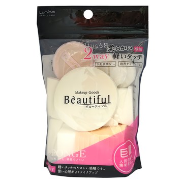 Lumina 露蜜 基礎柔軟海綿巨量包綜合型 30個入 柔軟親膚 彩妝海綿  1包  膚色