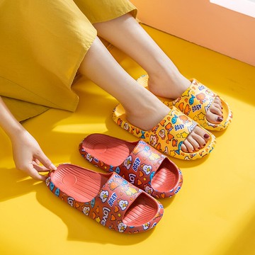 2022新款涼拖鞋女夏室內卡通家用浴室洗澡防滑情侶居家軟底拖鞋男