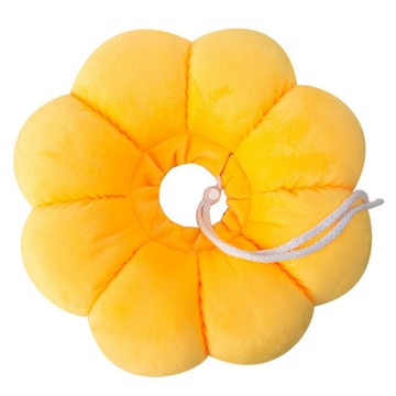 蕉蕉購物 太陽花寵物防咬舔頭套圈  黃色  1個  27 x 27 x 6cm