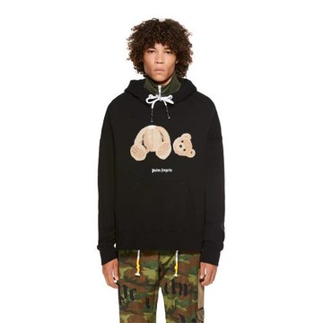 PALM棕櫚天使ANGELS斷頭熊衛衣毛巾繡花寬松泰迪熊連帽衫男女情侶