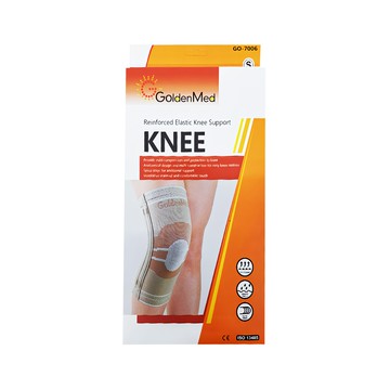 GoldenMed 針織軟鐵護膝 GO-7006  S(30~34cm)  1個