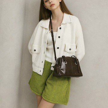 韓國製 MUR Arti Vegan Leather 包包 (Crinkle Brown)