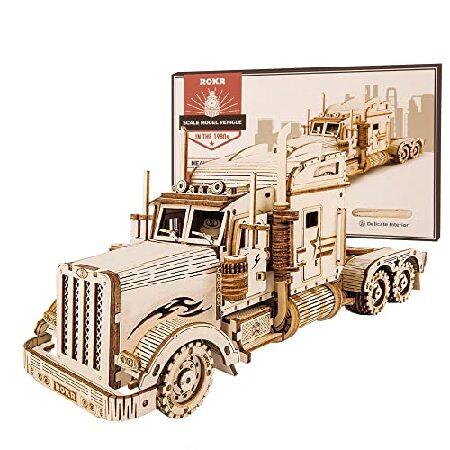 3D Wooden Puzzles Train Locomotive Mechanical Building Model Kit Gift –