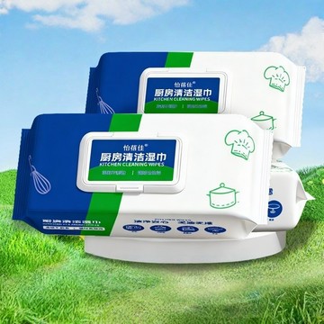 【格物】 廚房清潔濕巾 去污濕巾 一次性濕紙巾 加大加厚 去污去油 80抽 家用濕巾 清潔濕巾 廚房濕巾 濕紙巾 濕巾