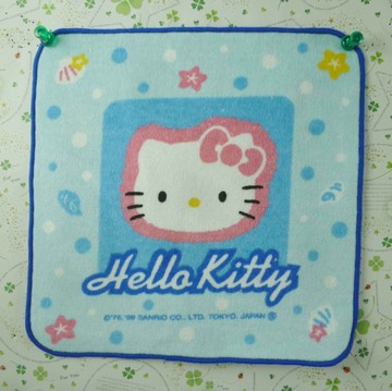 【震撼精品百貨】Hello Kitty 凱蒂貓~方巾/毛巾-海洋風