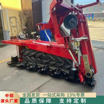 多功能割草機 除草打草剪草機 草坪機 家用農用園藝工具圓盤懸掛牧草割草機 四輪拖拉機帶后置割草壓扁機