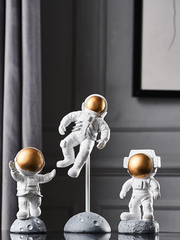 創意ins宇航員迷你擺件家居客廳辦公桌小擺設兒童房可愛裝飾