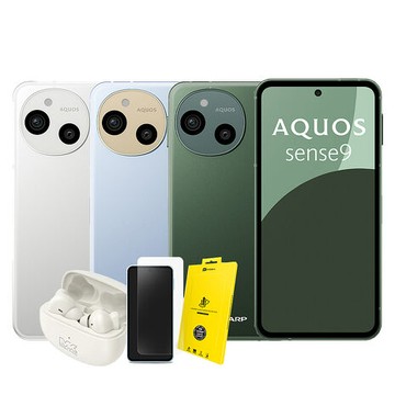 SHARP AQUOS sense 9 8G/256G 5G智慧手機▼贈MEGA KING T18Lite真無線+Hoda 2.5D滿版玻保海