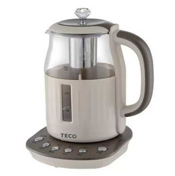 東元 智能恆溫玻璃電熱養生壺 咖啡色