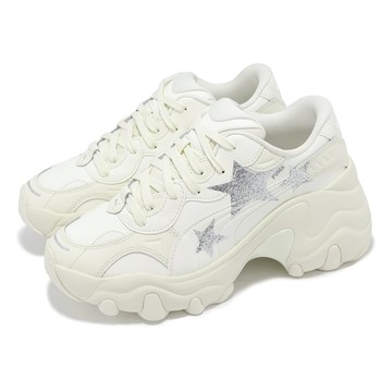 [ACS] Puma 休閒鞋 Pulsar Wedge Star 女鞋 厚底 米白 銀 星星 老爹鞋 增高  39867501