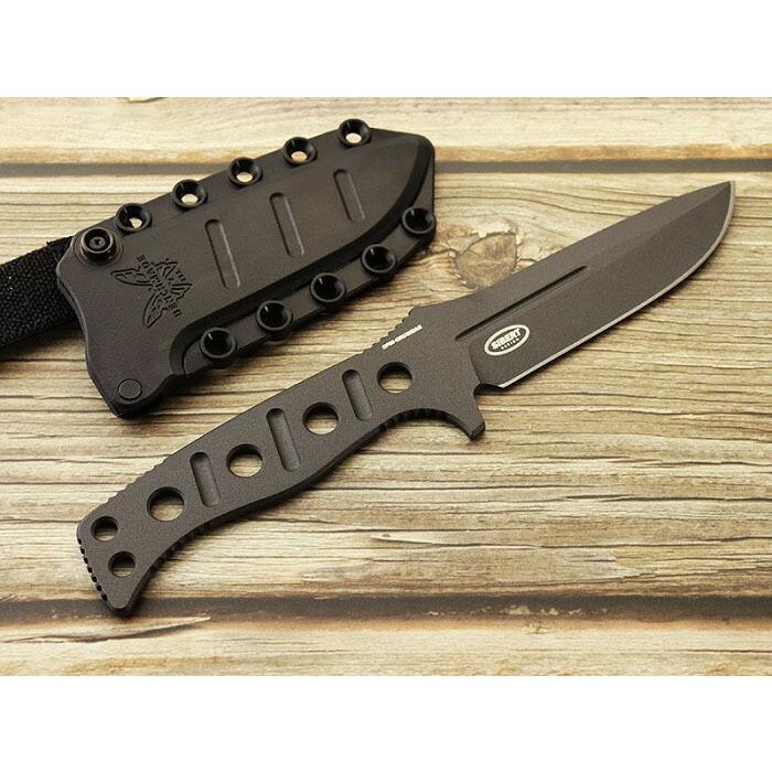 ベンチメイド 375BK-1 フィクスド アダマス ブラック シースナイフ ,BENCHMADE Fixed Adamas Black coating 日本正規品