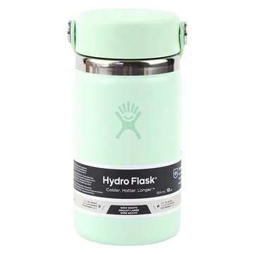 Hydro Flask 寬口真空保溫鋼瓶 12oz  1個  蘆薈綠  354ml