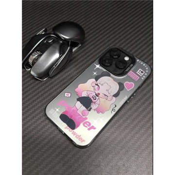 新款17ari阿珍金屬按鍵蘋果15手機殼iPhone14promax磨砂創意可愛潮款17promax手機殼泡泡瑪特手機套蘋果16pro